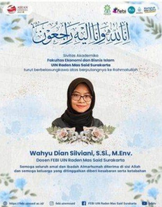 Wahyu Dian Silviani, dosen UIN Solo yang tewas di dalam rumah wilayah Sukoharjo. (istimewa)
