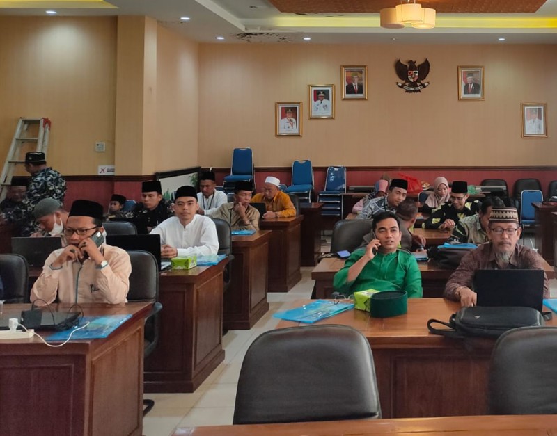 Amril Haq utusan MUI Kecamatan siak mengikuti pelatihan literasi media digital berwawasan wasathiyah