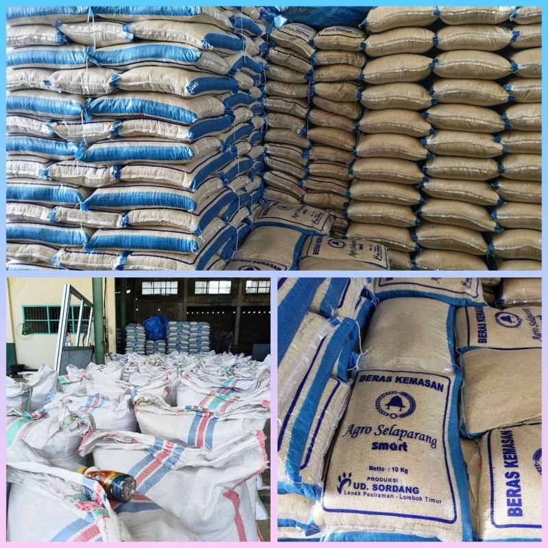 Foto Suasana Stok Beras Premium Milik PD Agro Selaparang yang Diproduksi oleh UD. Sordang Foto Suasana Stok Beras Premium Milik PD Agro Selaparang yang Diproduksi oleh UD. Sordang