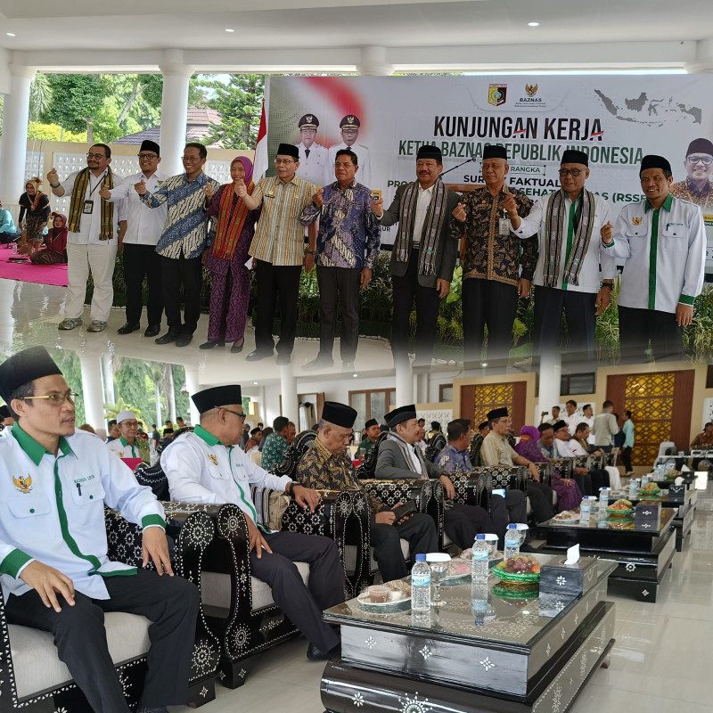 Foto Suasana Sinergi antara Baznas RI dengan Pemda & Baznas Lotim di Pendopo Bupati Lotim pada Kamis (12/11/2025) (Dok. Pribadi)