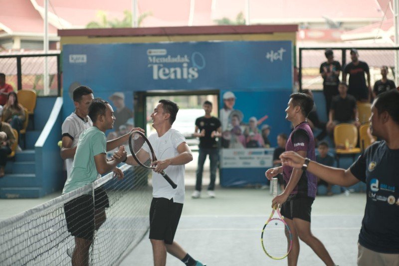 102 Peserta Ramaikan Event Tennis Class Semi Open Tournament 2023