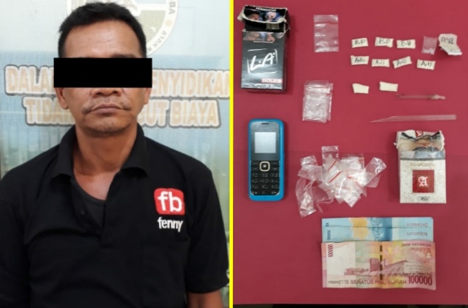Penjual Barang Harap Di Kulim Jaya Rambah Hilir Di Ciduk Polisi