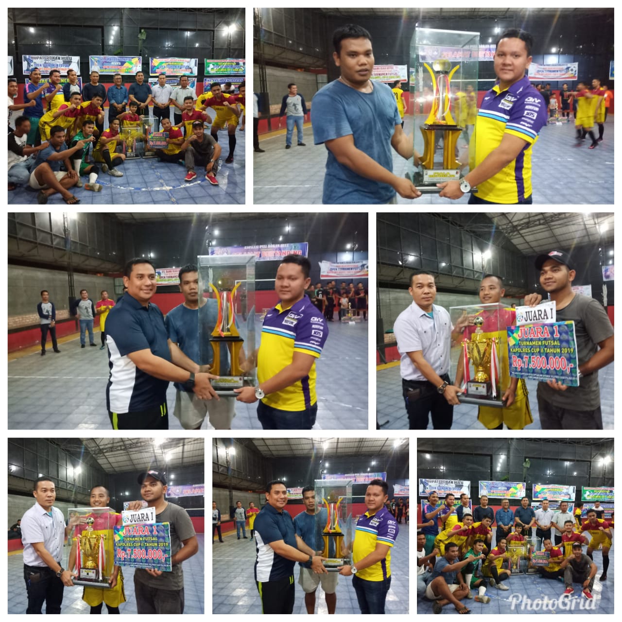 Club 48 Ginta Vision Juarai Turnamen Futsal Kapolres Cup II - 2019