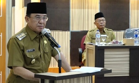 Bupati Inhil Buka Bimtek Pilkades Serentak Tahun 2019