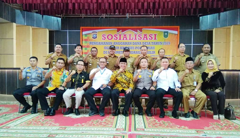 Bupati Inhil Hadiri Sosialisasi Pengamanan Anggaran Dana Desa Tahun 2019