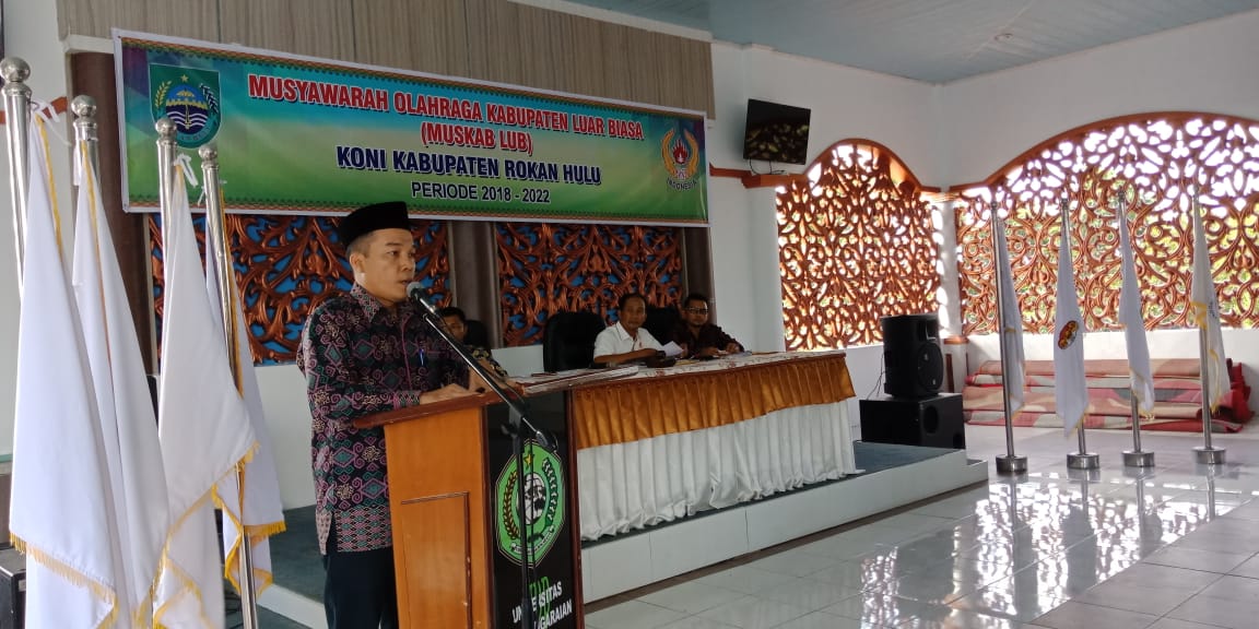 Khairul Fahmi Terpilih Nakhodai Koni Rohul, Periode 2018-2022 Melalui Musyawarah Musorkablub