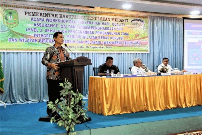 Kabupaten Meranti Pemkab Termuda di Riau, Capai Maturitas SPIP Level Tiga