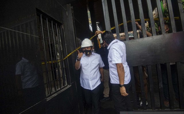 Kebakaran Gedung Utama Kejagung di Olah TKP Tahap 2 Labfor Mabes Polri