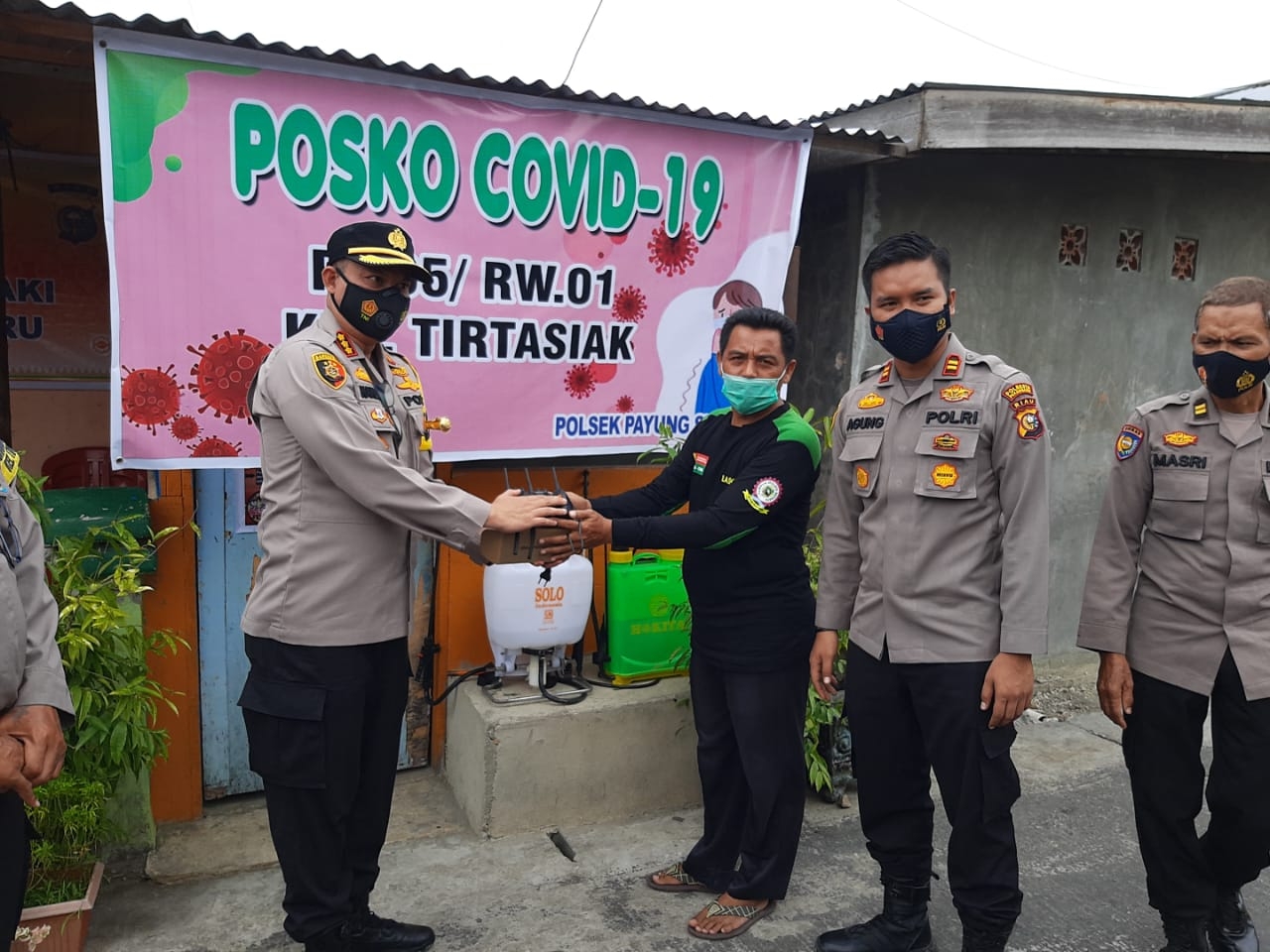 Polresta Pekanbaru Sambangi Kampung Tangguh Kelompok Tani 'JB Bekebun' Payung Sekaki