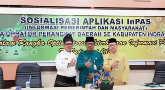 Diskominfops Inhil Sosialisasi Pengelolaan InPAS Bagi Operator Perangkat Daerah