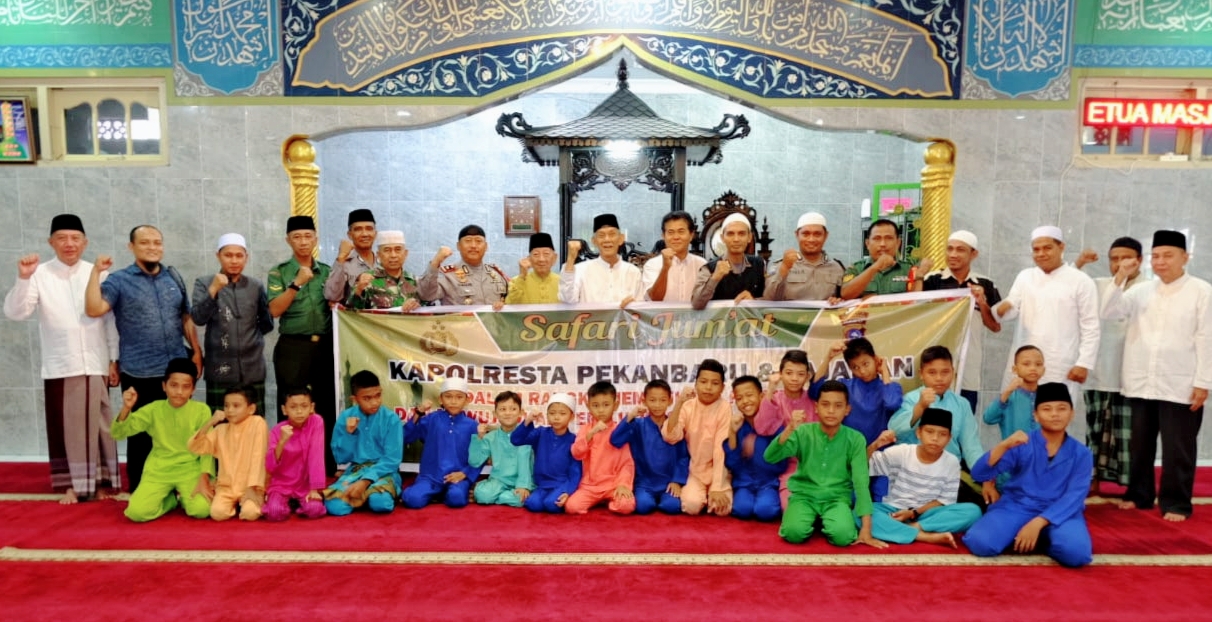 Pengurus Masjid Abidin Apresiasi Safari Jumat Polresta Pekanbaru