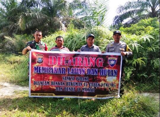 Dukung TTMD Ke 105, Koramil 02 Bersama Koramil 11 Tambusai Tingkatkan Patroli
