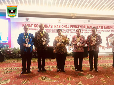 Berhasil Kendalikan Inflasi, Sumbar Raih Penghargaan Terbaik I TPID