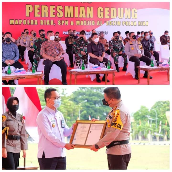 Diresmikan Wakapolri, Mapolda Riau Tempati Gedung Baru di Jalan Patimura Diatas Lahan Seluas 5,9 Ha