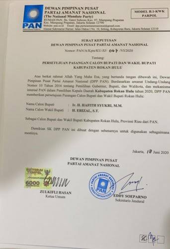 PAN-PKB bersama Hafizt Syukri-Erizal, Turun Maksimal dan Harus Menang