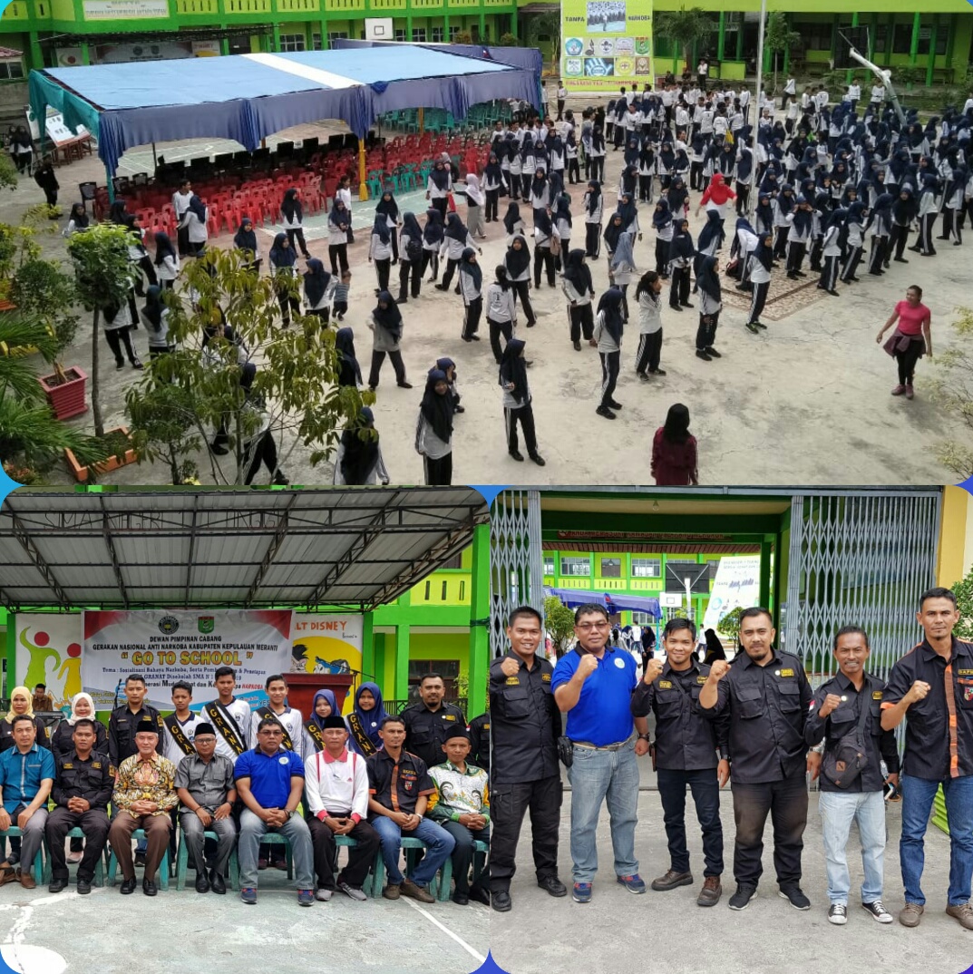 DPC Granat Kepulauan Meranti Lakukan Sosialisasi Anti Narkoba Di SMA 1 Selatpanjang