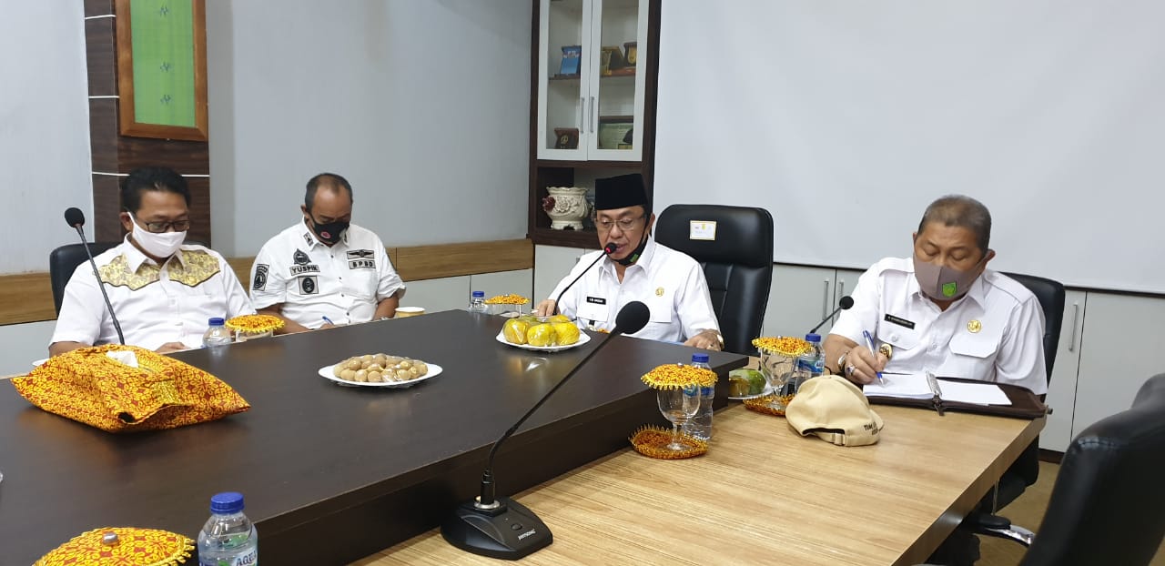 Bupati Pimpin Rapat Upaya PencegahanÂ  Covid 19