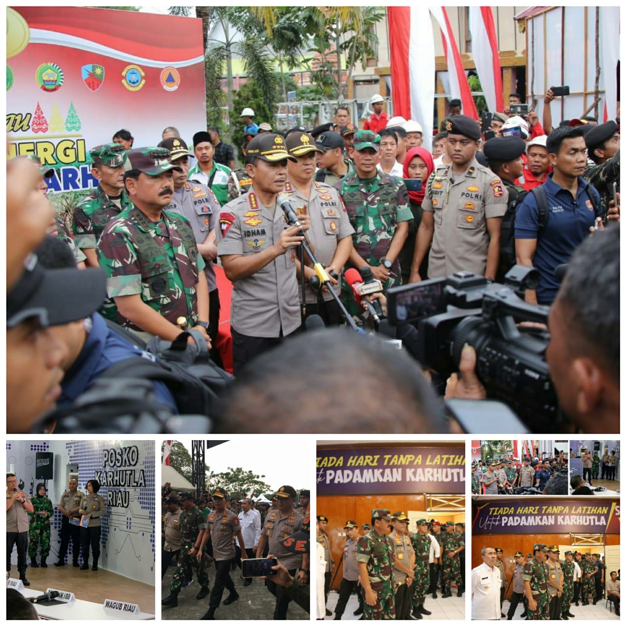 Kapolri Tekankan Tangani Karhutla Harus Dengan Hati Bersih Dan Ikhlas