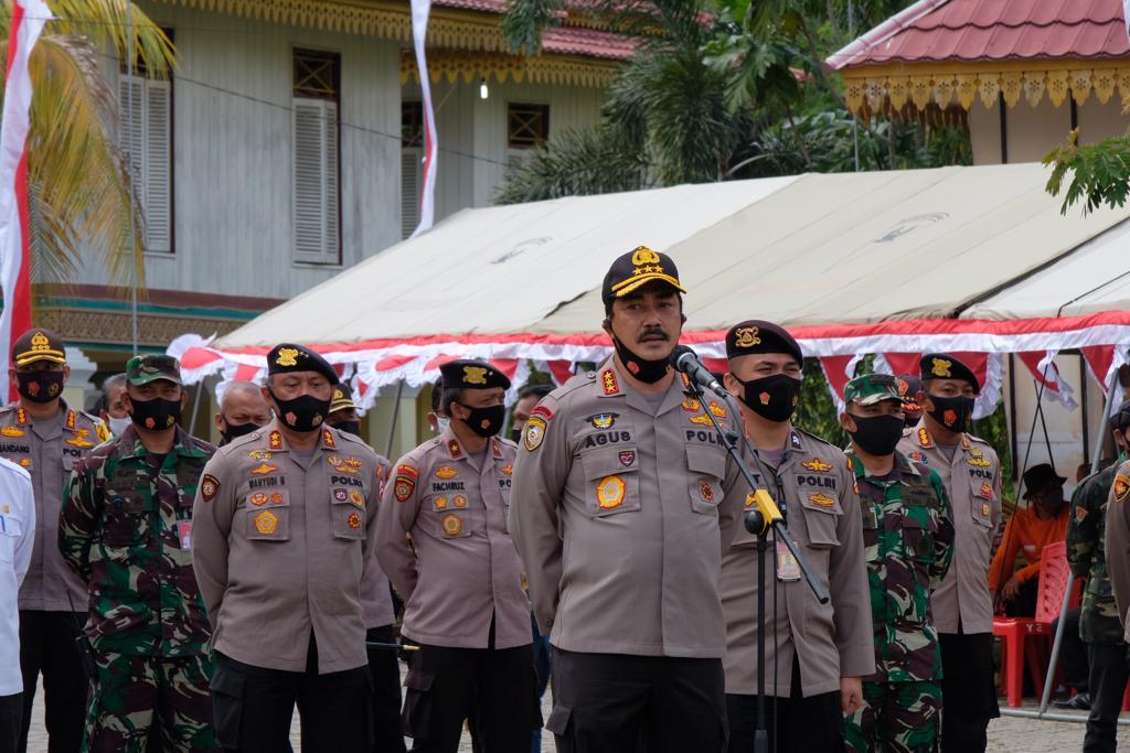 Kabaharkam Polri Pimpin Apel Kesiapsiagaan Satgas Dan Relawan.