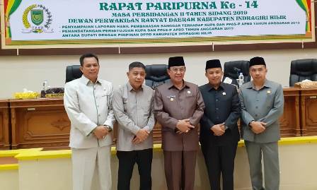 DPRD Setujui KUPA dan PPAS - P APBD Tahun Anggaran 2019