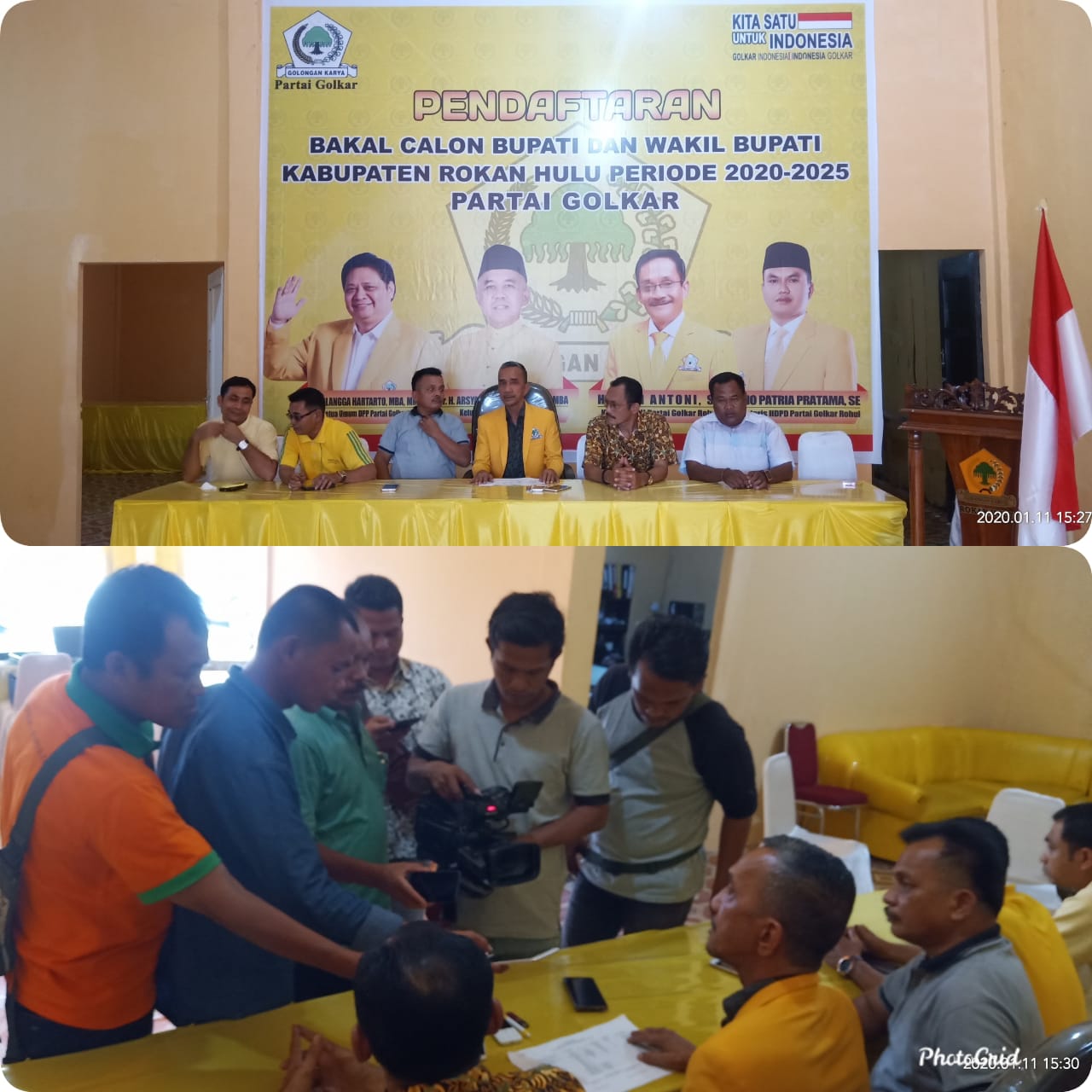Golkar Tutup Penjaringan Bacakada Rohul 2020, 17 Tokoh Sudah Ambil Formulir
