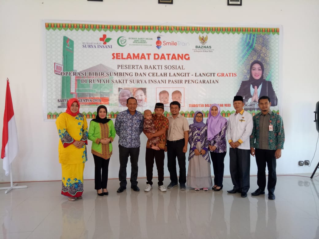 Dibuka Kadiskes Rohul, RS Surya Insani Gelar Operasi Bibir Sumbing Gratis