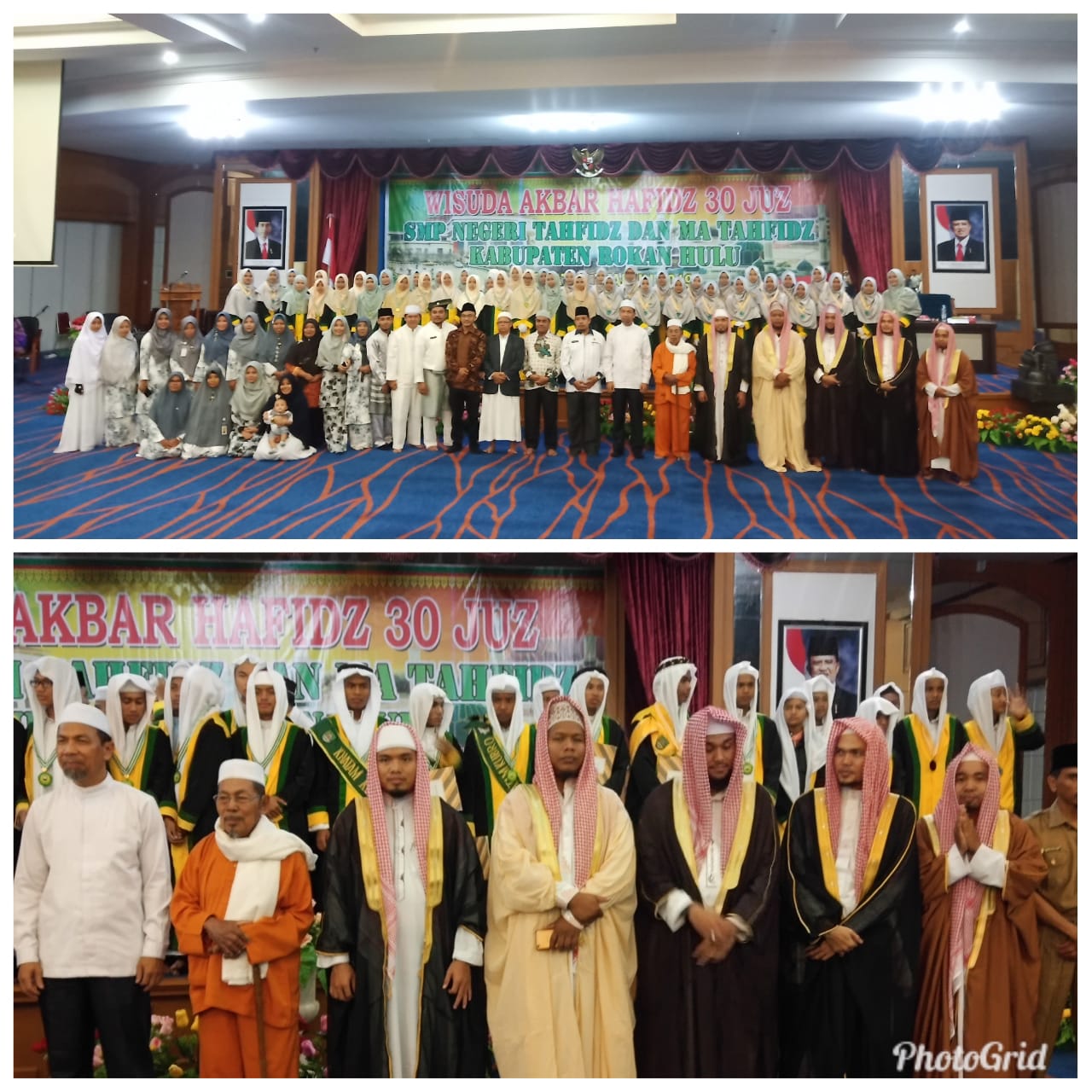 Luar Biasa Tahfizh, 91 Peserta Didik SMP N Tahfizh dan MA Tahfizh Maic Rohul Diwisuda