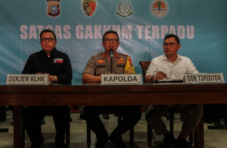 Polda Riau Naikan Status Penyidikan PT. TI Rantau Bakung Inhu Kasus Karhutla