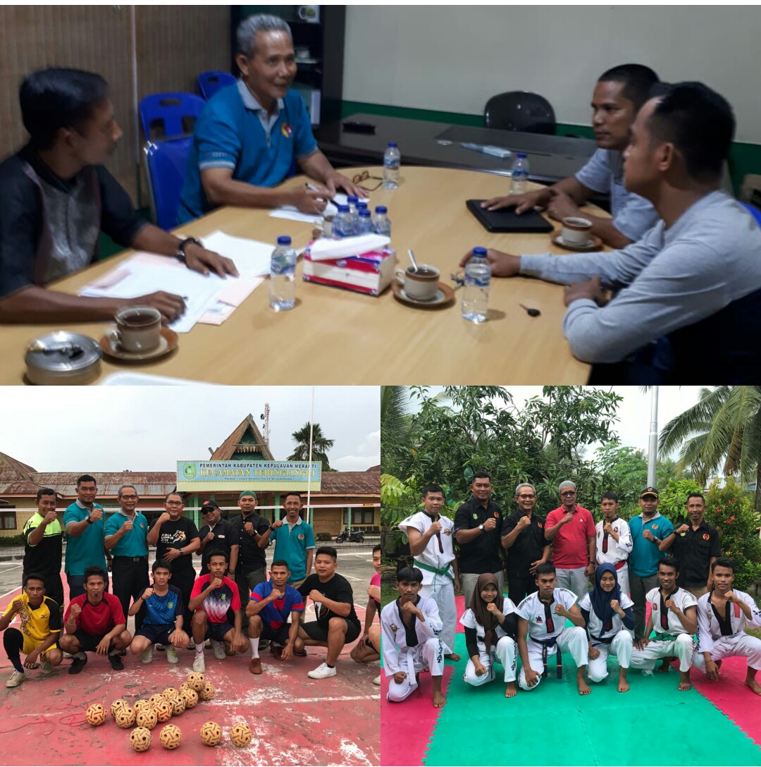 Kunjungi Atlet Dan Sekretariat Cabor,KONI Meranti Serius Lakukan Pembinaan Atlet Berprestasi