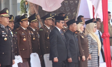 Kakanwil Kemenkumham Riau Hadiri Peringatan Hari Bhakti Adhyaksa ke 59