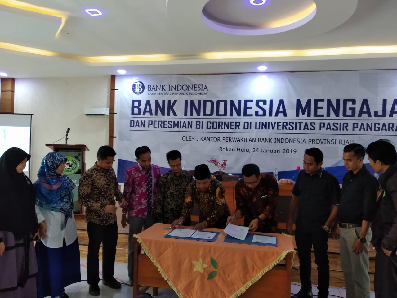 UPP Dan Bank Indonesia Laksanakan Seminar Serta Presmian BI Corner