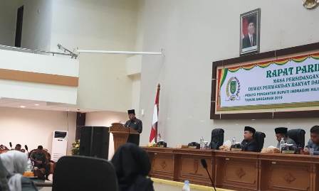 Bupati Inhil Sampaikan Pengantar KUPA dan PPAS APBDP 2019