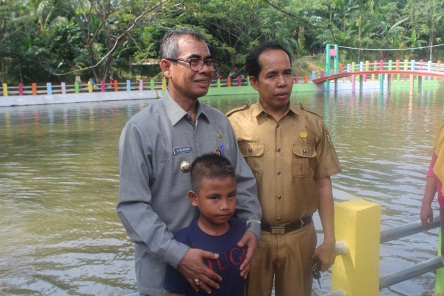 Usai Musrenbang, Bupati Mursini Resmikan Objek Wisata Embung Air Sejuk