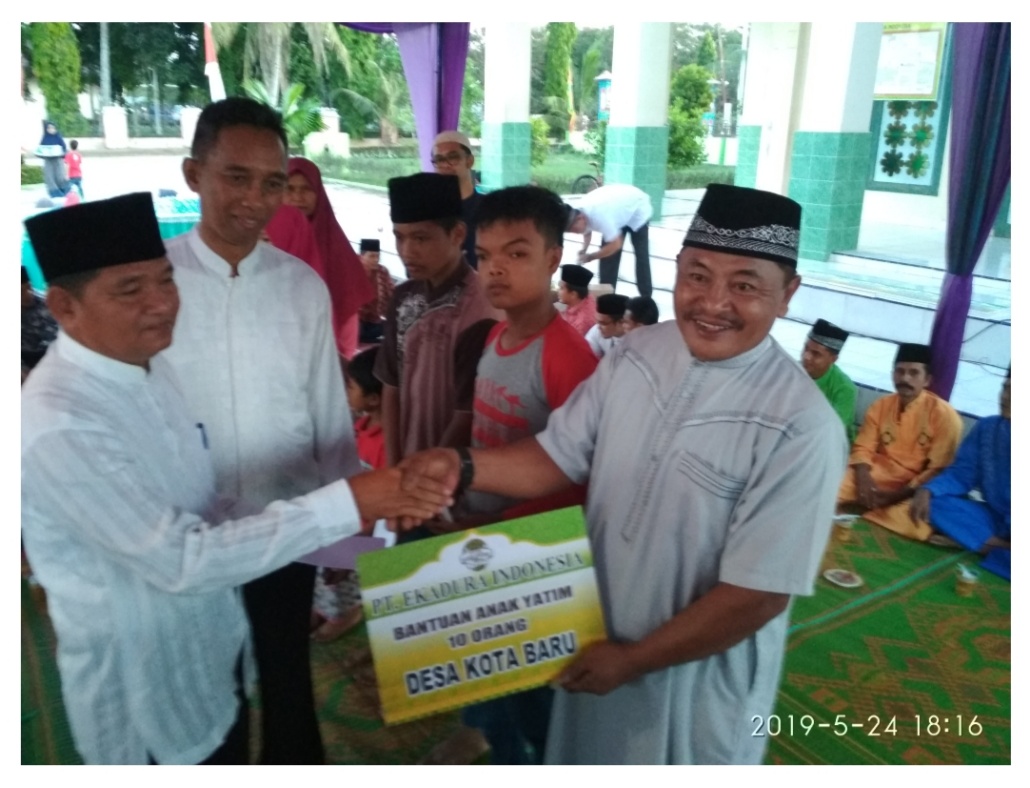 PT. EDI Buka Bersama Kaum Dhuafa, Anak Yatim Yang Tersebar Di 6 Desa Dan Kelurahan