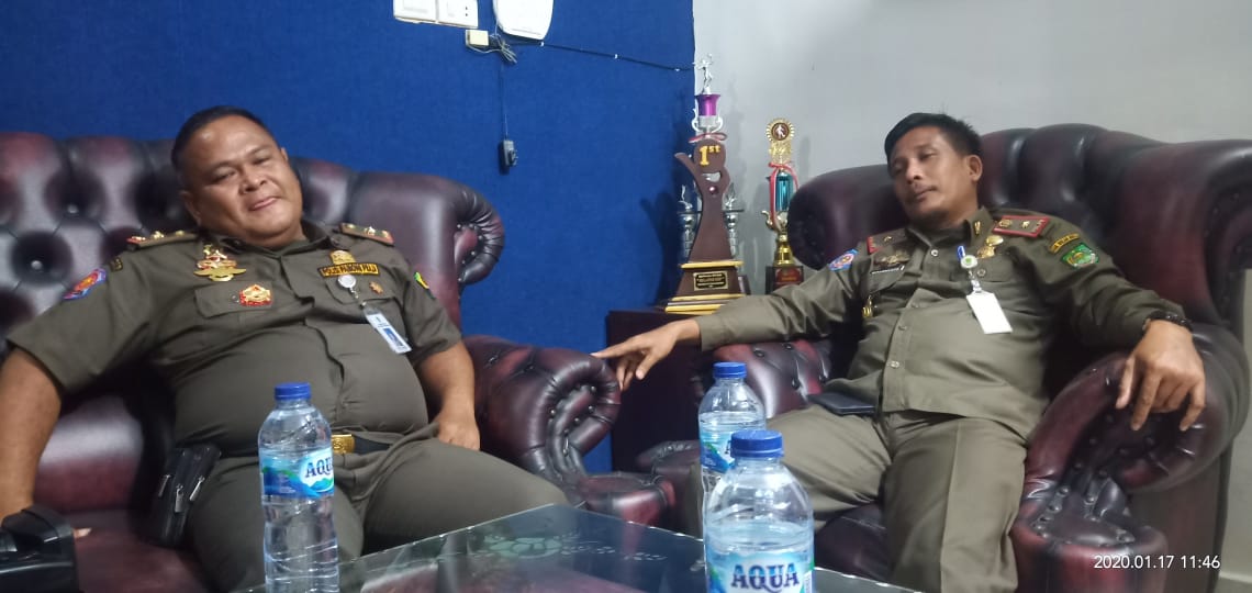 Satpol PP dan Damkar Rohul Lanjutkan Operasi Pekat 2020