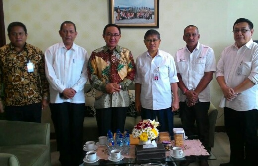 Bupati Inhil Kunjungi Dirjen Kementerian PU