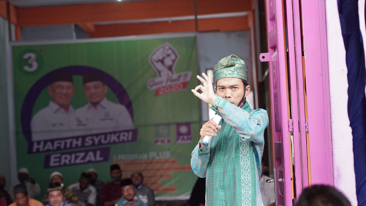 Rohul Kembali Pada Masa Kejayaan, UAS Ajak Bersama Menangkan Hafits - Erizal 9 Desember