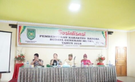 Bakesbangpol Inhil Taja Sosialisasi Pembentukan Karakter Bangsa, Budaya Generasi Muda