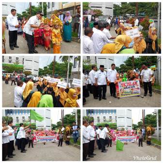 Hari Kartini di Meriahkan Panggung Gembira dan Karnaval 1000 Anak TK se-Rambah 