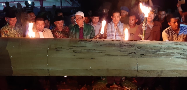 Bupati Mursini Kukuhkan Nama Jalur Baru Desa Siberobah