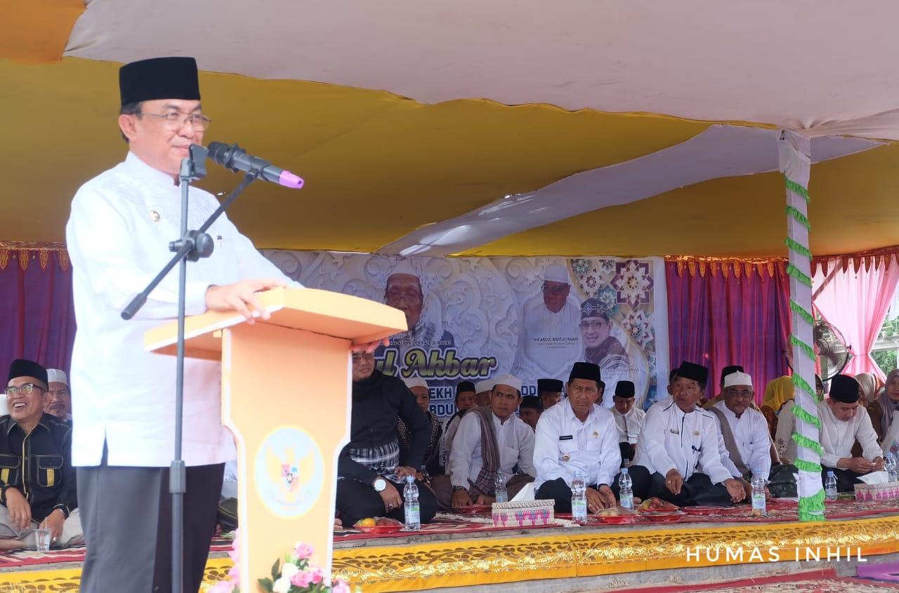 Haul Akbar Syekh Abdul Qadir Al-Jailani, Bupati Inhil Kenang Masa 1 Tahun Silam