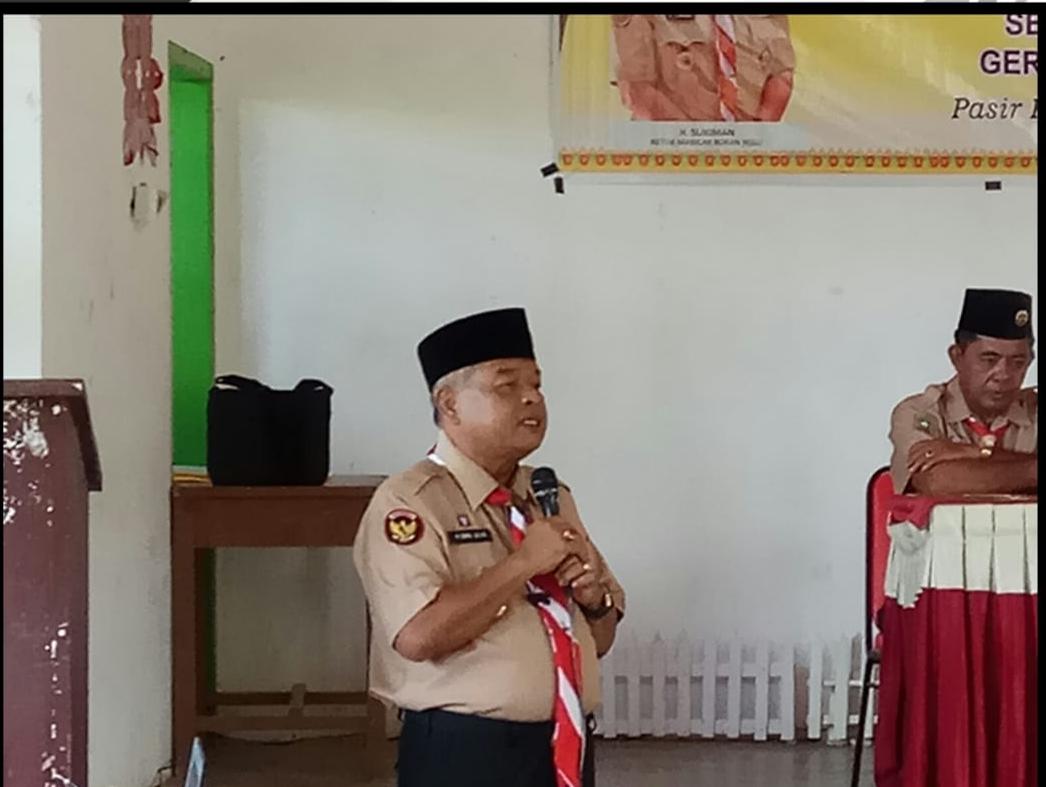Ketua Kwarcab Rokanhulu Drs.H.Ibnu Ulya, M.Si Buka Secara Resmi Pelatihan Mahir Dasar Siaga Se-Rohul