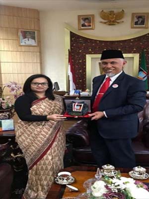 Konsulat Jenderal India-Wako Padang Tindak Lanjuti Program Sister City