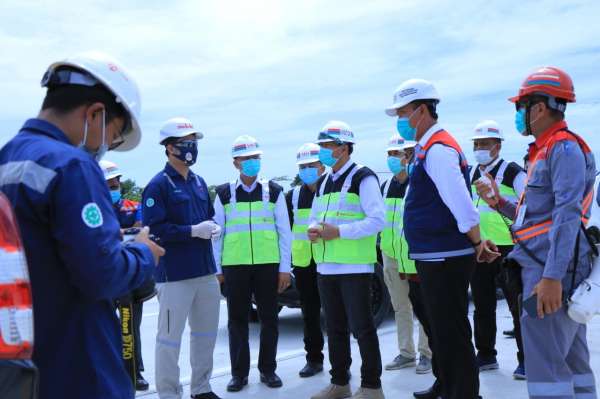  Wali Kota Pekanbaru Tinjau Progres Tol Pekanbaru - Padang