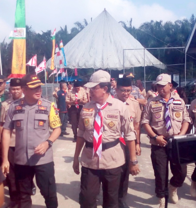 Bupati Inhil: Melalui Perkemahan Pramuka Terpadu, Kita Wujudkan Pendidikan Berkarakter