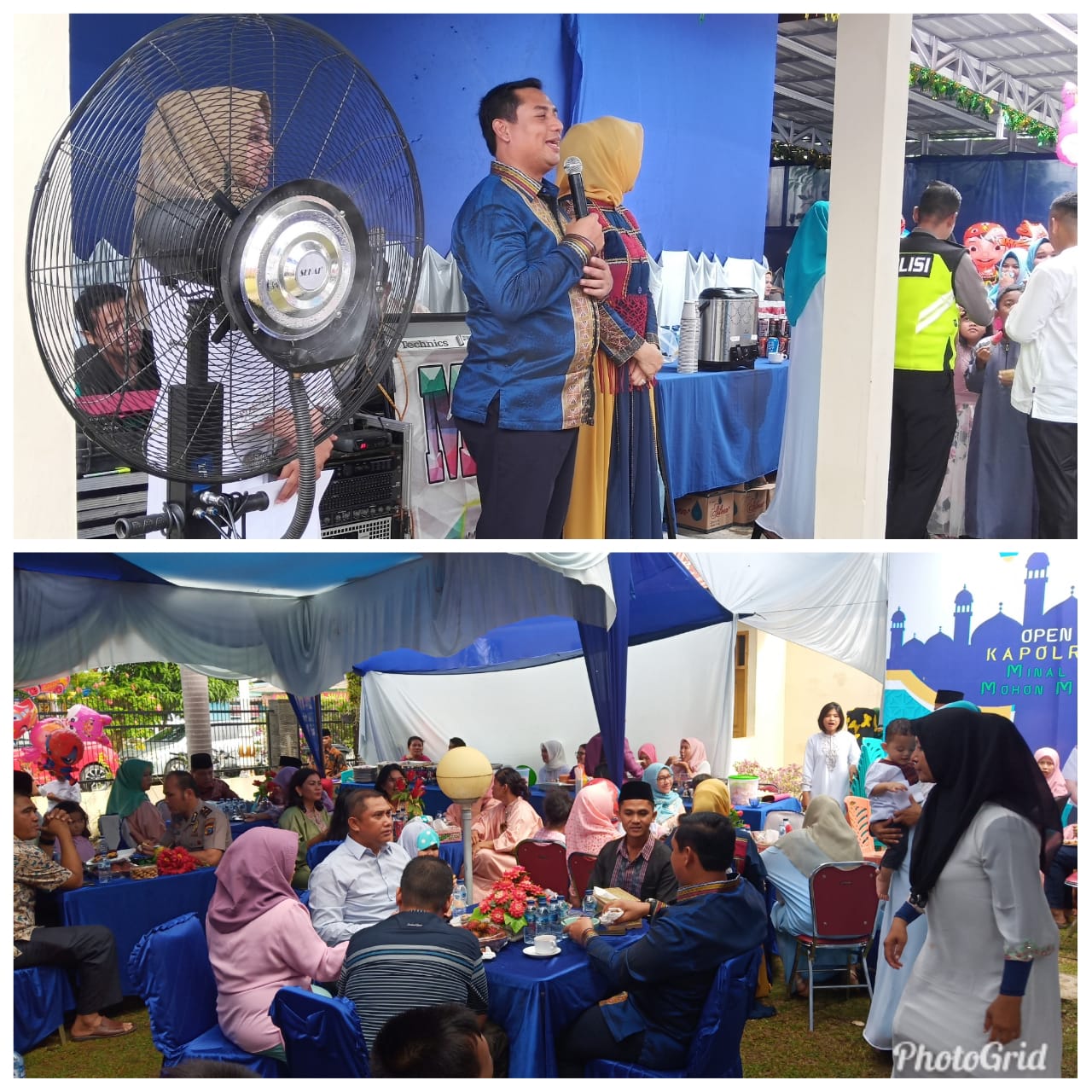 Kapolres Rohul Open House Di Rumah Dinas