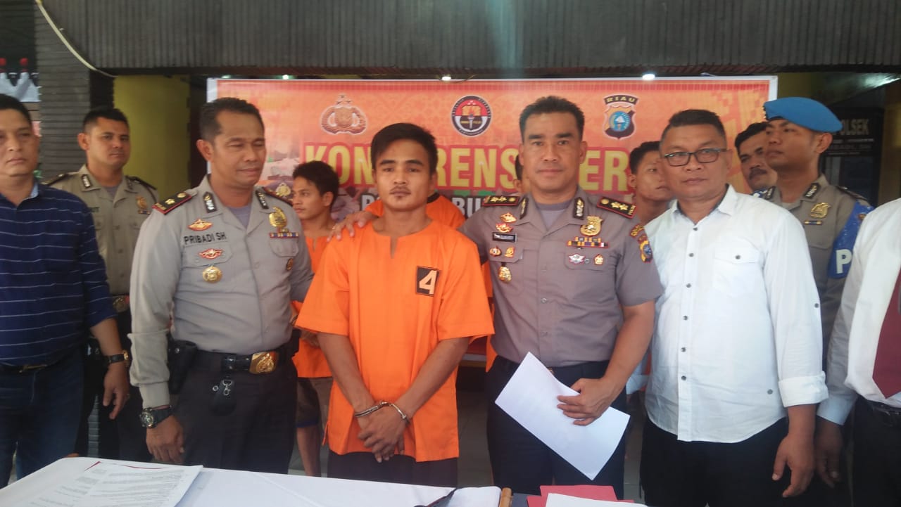 Polresta Pekanbaru Ciduk Tersangka Curanmor 12 Lokasi