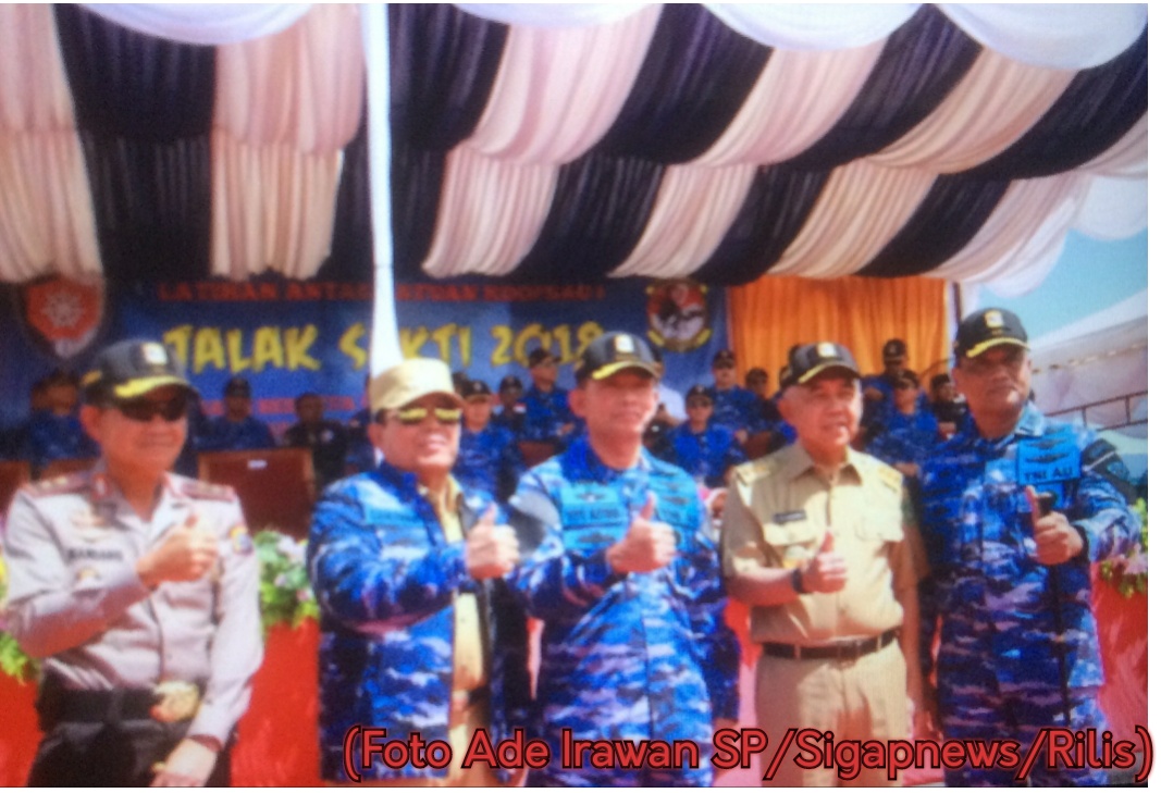 Kapolda Riau Hadiri Kegiatan Kunjungan Kerja KSAU Marsekal TNI Di Rohul