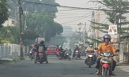 Wih!!...Asap Karhutla 'Selimuti' Kota Pekanbaru, Kualitas Udara pun Tidak Sehat