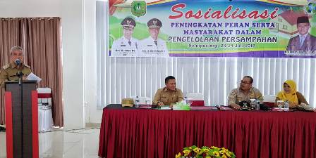 DLH Meranti Sosialisasikan Pengelolaan Sampah